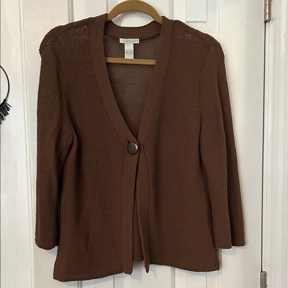 Tweeds Chocolate Brown Women's Cardigan